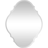 Scalloped Convex Glass Mirror