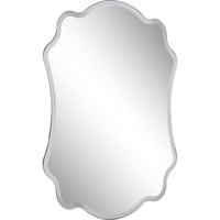 Scalloped Concave Glass Mirror