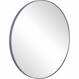 Clean and Chic Round Mirror