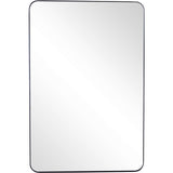 Rectangular Clean Metal Mirror