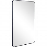 Rectangular Clean Metal Mirror