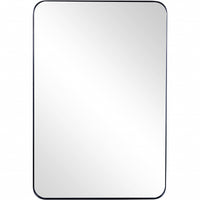 Rectangular Metal Framed Mirror