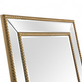 Gold Beaded Full Length Mirror