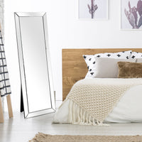 Silver Contemporary Full Length Mirror