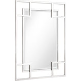 X Shaped Rectangular Mirror