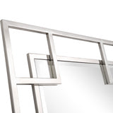 X Shaped Rectangular Mirror