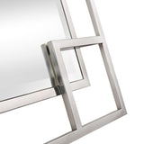 X Shaped Rectangular Mirror