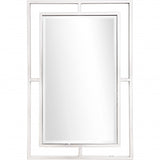 Silver Chic Rectangular Wall Mirror