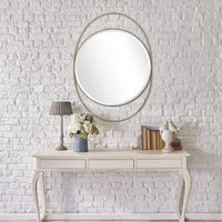 Black and Gold Wall Mirror
