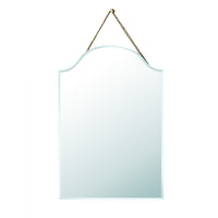 Arch Shaped Beveled Hanging Mirror