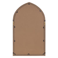 Vintage Wood and Iron Wall Mirror