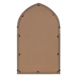 Vintage Wood and Iron Wall Mirror