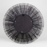Black Iron Sunburst Wall Mirror