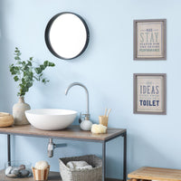 Set of Two Bathroom Themed Wall Art