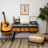 Contemporary Acoustic Guitar Framed Wall Art