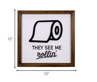 They See Me Rollin' Framed Wall Art