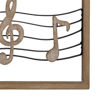 Framed Music Notes Wall Art