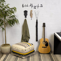 Black Metal Sound Wave Wall Décor