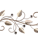 Sparkle Gold Metal Leaves and Bling Over the Door Décor