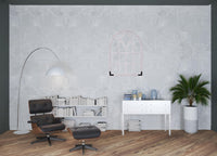 White Distressed Window Pane Wall Mirror