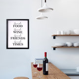 Good Food Good Times Framed Wall Art