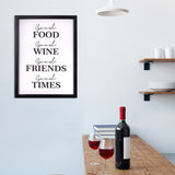 Good Food Good Times Framed Wall Art