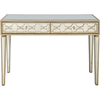 Champagne Glass Mirror and Console Table