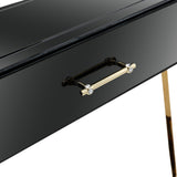 Black and Gold Console Table