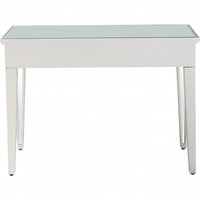 Silver Finish Three Drawer Console Table