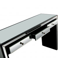 Bold and Black Console Table