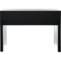 Silver Four Drawer Console Table