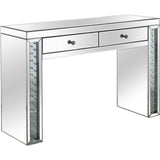 Encrusted Crystal Console Table