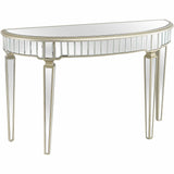 Gold Accented Console Table