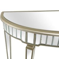 Gold Accented Console Table