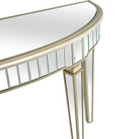 Gold Accented Console Table