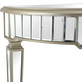 Gold Accented Console Table