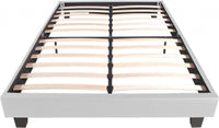 White Platform King Bed