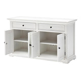 Classic White Hutch Cabinet