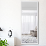 Black Framed Wall Mirror with Stand