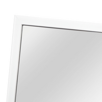 Black Framed Wall Mirror with Stand