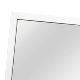 Black Framed Wall Mirror with Stand