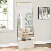 Gold Aluminum Framed Mirror