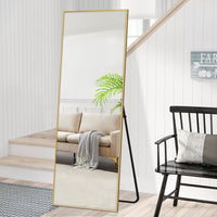 Gold Aluminum Framed Mirror