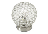 Glam Globe Beaded Crystal USB Desk Lamp