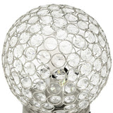 Glam Globe Beaded Crystal USB Desk Lamp