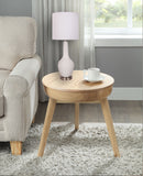 Set of 2 White Modern Glass Table Lamps