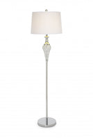 Striking Glam Bling Chrome Floor Lamp