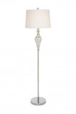 Striking Glam Bling Chrome Floor Lamp