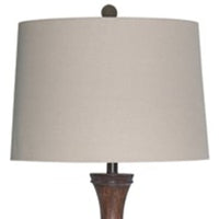 Brown Wash Plantation Floor Lamp