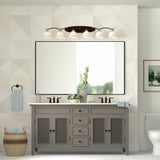 Minimal Black Bathroom Vanity Mirror